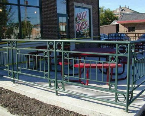 Rails at Mickeys Ribs Restaurant