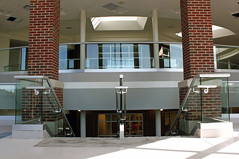 Riverside Brookfield High School Glass Railings