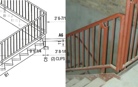 A CAD drawing and the finished product