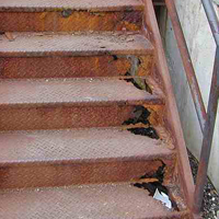 Rust damage can cause major problems and can result in accidents!