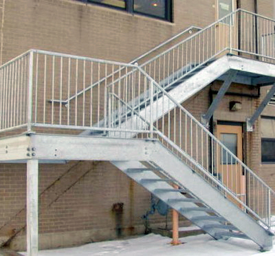 Safe, new, and amazing looking stairs installed by GLSS!